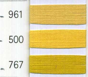 M104-500 coton jaune, 500 m