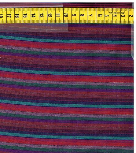 NOEL-3882-7 lignes 5, violet,marron,turquoise, fils or,