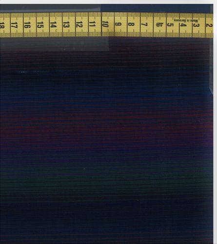 NOEL-3883-7 rayures marron,bleu,vert, fils brillants
