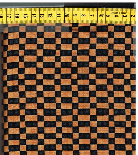 GEO-11563-10 carrés,rectangles noir F/ ocre J