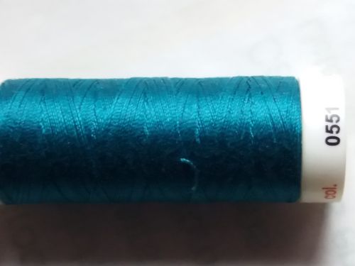 M136-551 quilting coton vert bleuté F.