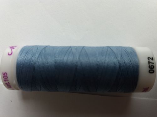 M138-672 Quilting 150m coton/polyester bleu clair