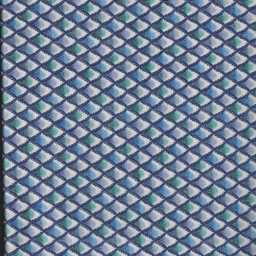 EGY-11951-6 Losanges superposés, bleu