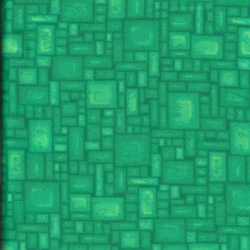 FAU-11980-5 Carrés,rectangles, vert,